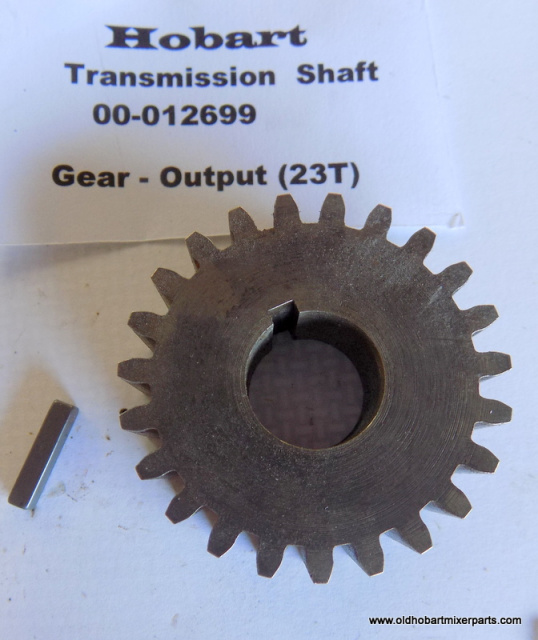 Hobart 00-012699 23 Tooth Transmission Gear Used